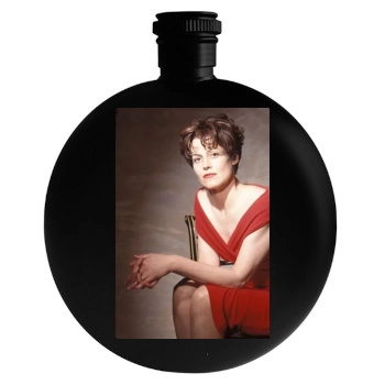 Sigourney Weaver Round Flask