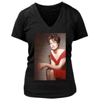 Sigourney Weaver Women's Deep V-Neck TShirt