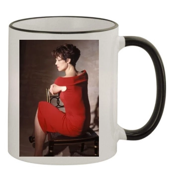 Sigourney Weaver 11oz Colored Rim & Handle Mug