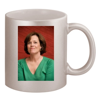 Sigourney Weaver 11oz Metallic Silver Mug