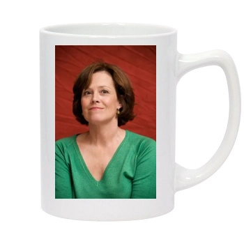 Sigourney Weaver 14oz White Statesman Mug