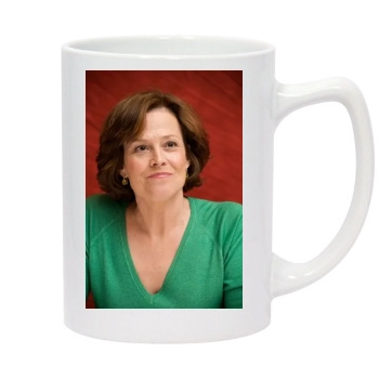 Sigourney Weaver 14oz White Statesman Mug