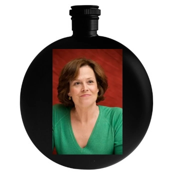 Sigourney Weaver Round Flask