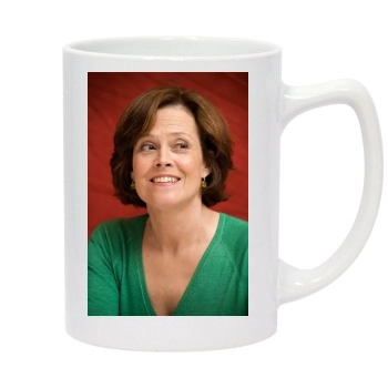 Sigourney Weaver 14oz White Statesman Mug