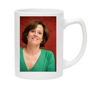 Sigourney Weaver 14oz White Statesman Mug