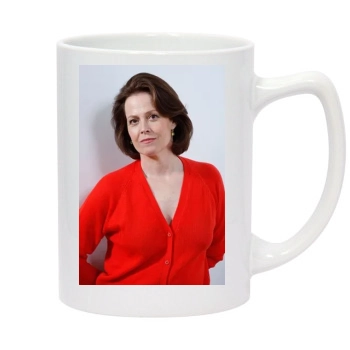 Sigourney Weaver 14oz White Statesman Mug