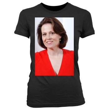 Sigourney Weaver Women's Junior Cut Crewneck T-Shirt