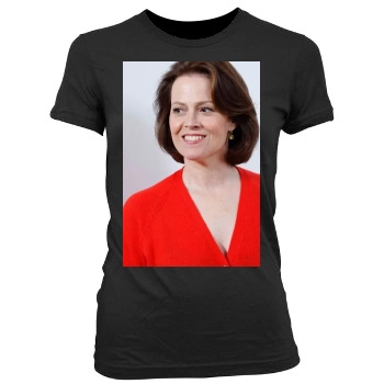 Sigourney Weaver Women's Junior Cut Crewneck T-Shirt