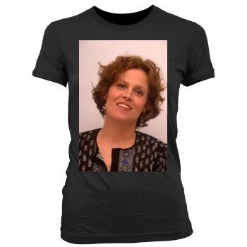 Sigourney Weaver Women's Junior Cut Crewneck T-Shirt