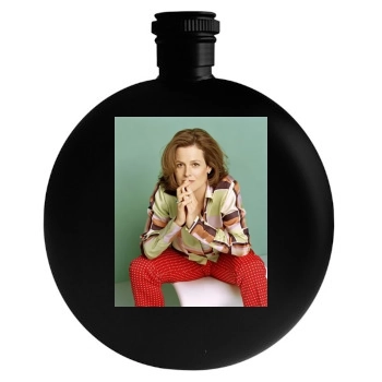 Sigourney Weaver Round Flask