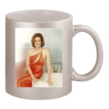 Sigourney Weaver 11oz Metallic Silver Mug