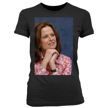 Sigourney Weaver Women's Junior Cut Crewneck T-Shirt