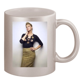 Adrianne Palicki 11oz Metallic Silver Mug