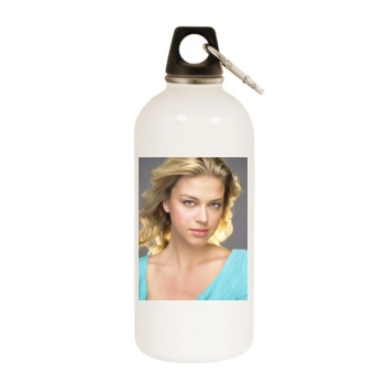 Adrianne Palicki White Water Bottle With Carabiner