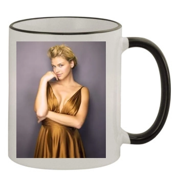 Adrianne Palicki 11oz Colored Rim & Handle Mug