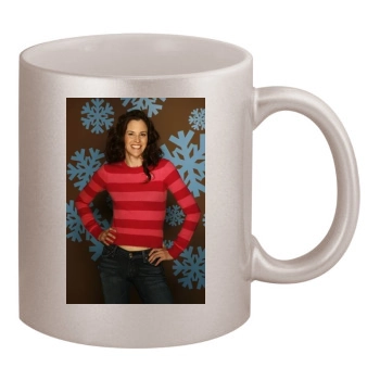 Ally Sheedy 11oz Metallic Silver Mug