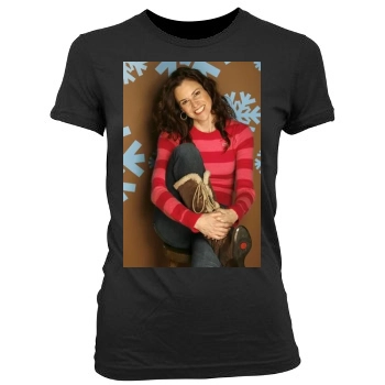 Ally Sheedy Women's Junior Cut Crewneck T-Shirt