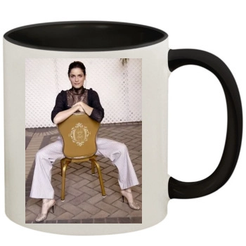 Amanda Peet 11oz Colored Inner & Handle Mug