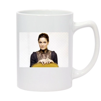 Amanda Peet 14oz White Statesman Mug