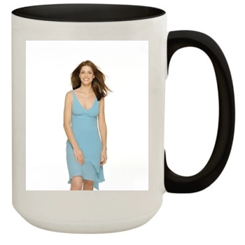 Amanda Peet 15oz Colored Inner & Handle Mug