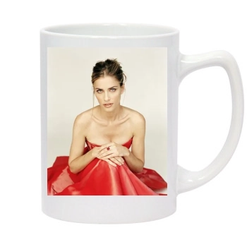 Amanda Peet 14oz White Statesman Mug