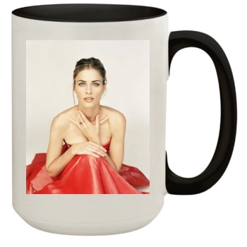 Amanda Peet 15oz Colored Inner & Handle Mug