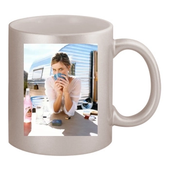 Amanda Peet 11oz Metallic Silver Mug