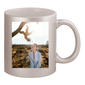 Amanda Peet 11oz Metallic Silver Mug