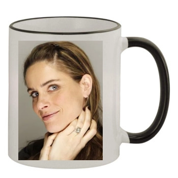 Amanda Peet 11oz Colored Rim & Handle Mug