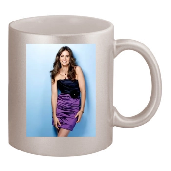 Amanda Peet 11oz Metallic Silver Mug