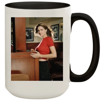 Amanda Peet 15oz Colored Inner & Handle Mug