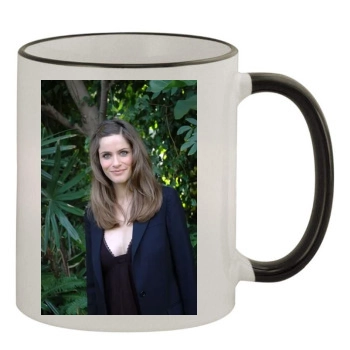 Amanda Peet 11oz Colored Rim & Handle Mug