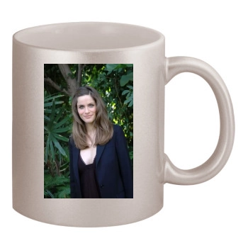 Amanda Peet 11oz Metallic Silver Mug