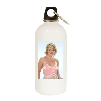 Amanda Tapping White Water Bottle With Carabiner