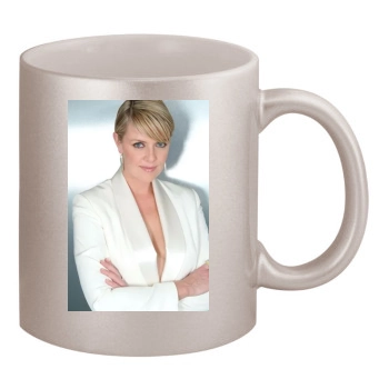 Amanda Tapping 11oz Metallic Silver Mug