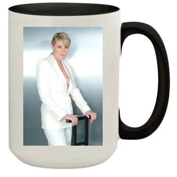 Amanda Tapping 15oz Colored Inner & Handle Mug