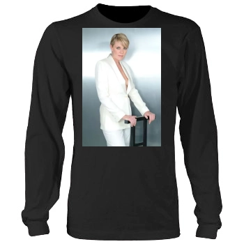 Amanda Tapping Men's Heavy Long Sleeve TShirt