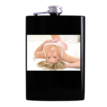 Amanda Tapping Hip Flask