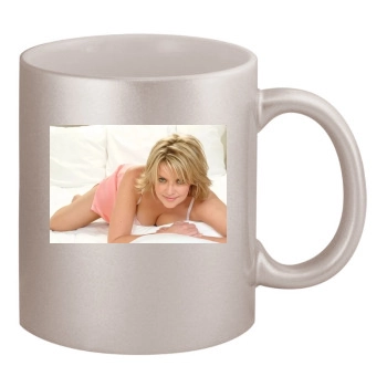 Amanda Tapping 11oz Metallic Silver Mug