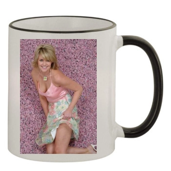 Amanda Tapping 11oz Colored Rim & Handle Mug