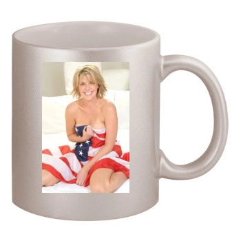 Amanda Tapping 11oz Metallic Silver Mug