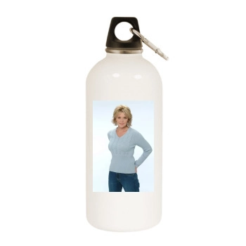 Amanda Tapping White Water Bottle With Carabiner