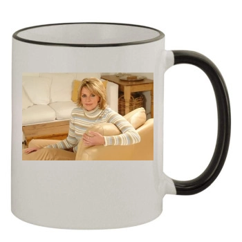 Amanda Tapping 11oz Colored Rim & Handle Mug