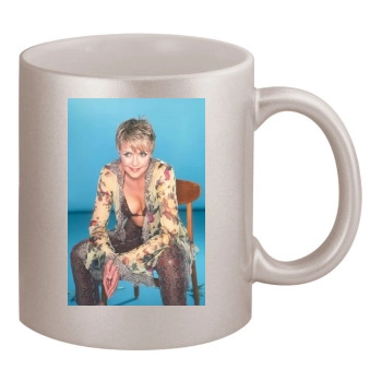 Amanda Tapping 11oz Metallic Silver Mug