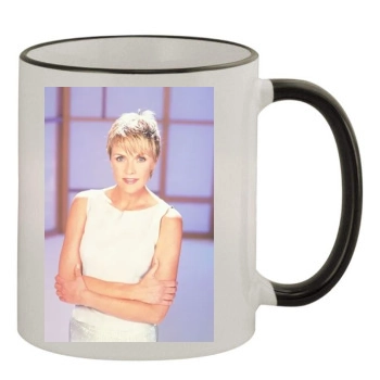 Amanda Tapping 11oz Colored Rim & Handle Mug