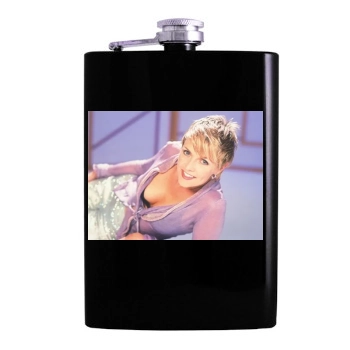 Amanda Tapping Hip Flask