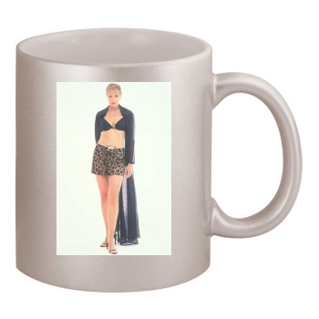 Amanda Tapping 11oz Metallic Silver Mug