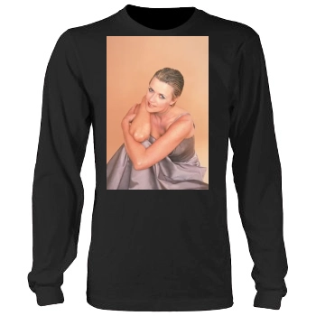 Amanda Tapping Men's Heavy Long Sleeve TShirt