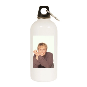 Amanda Tapping White Water Bottle With Carabiner