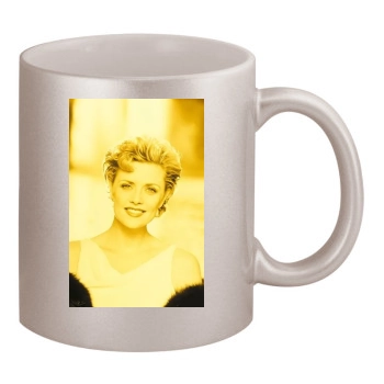 Amanda Tapping 11oz Metallic Silver Mug